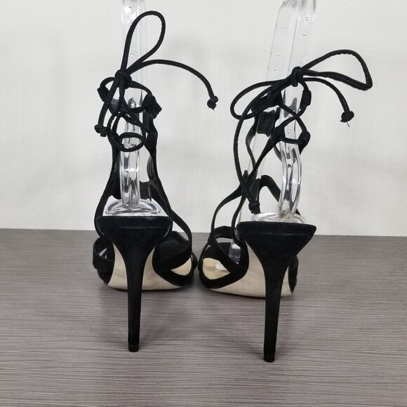 Steve Madden 'Ava' Sandal, Black Suede, Womens Size 10 M - Picture 5 of 12